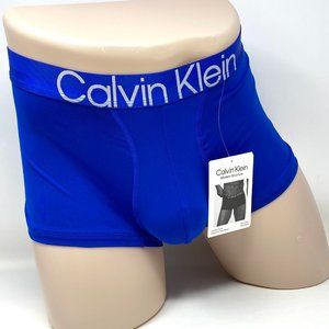 Calvin Klein 1 Pack Men's Size NB2974-500 Modern Microfiber Low Rise Trunk Blue